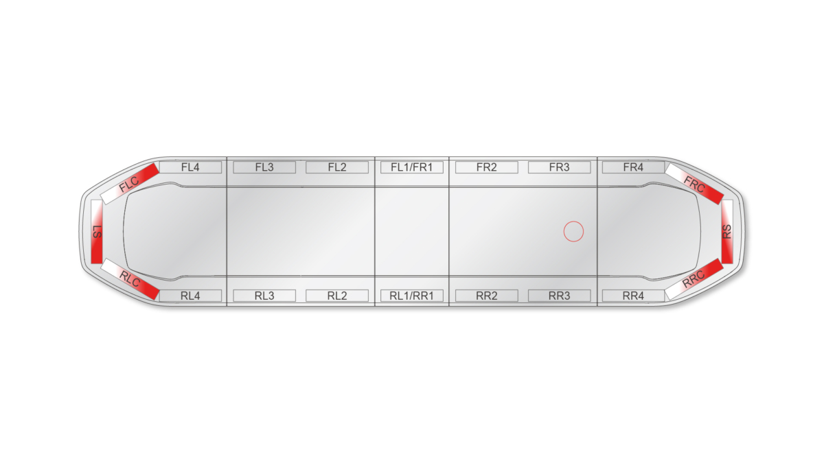 Raiden HE Dual Colour Lightbar 1371mm (54") - RWC