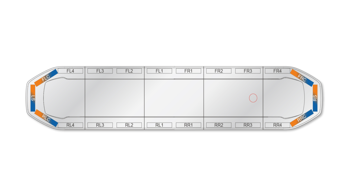 Raiden HE Dual Colour Lightbar 1523mm (60") - BAC