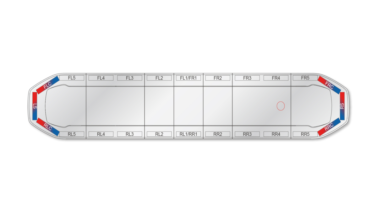 Raiden HE Dual Colour Lightbar 1676mm (66") - RBC