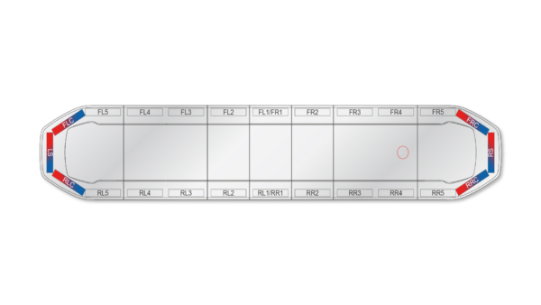 Raiden FIT+ Lightbar Dual Colour 1676mm (66") - RBC