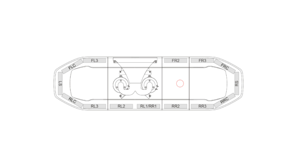 Raiden HE Dual Colour Speaker Lightbar 1066mm (42") - RWC