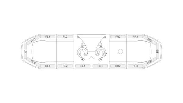 Raiden HE Speaker Lightbar 1219mm (48") - BB