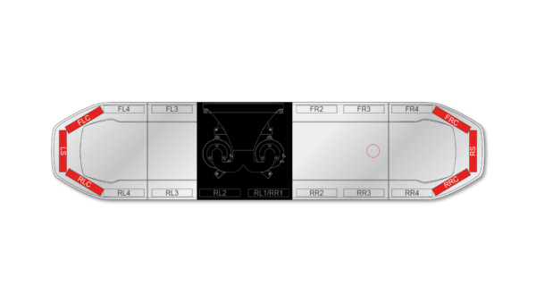 Raiden FIT Speaker Lightbar 1371mm (54") - RC