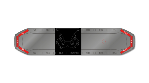 Raiden FIT Speaker Lightbar 1371mm (54") - RK