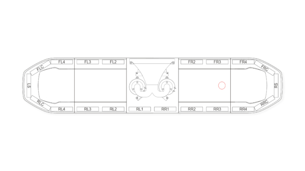 Raiden HE Dual Colour Speaker Lightbar 1523mm (60") - RBR