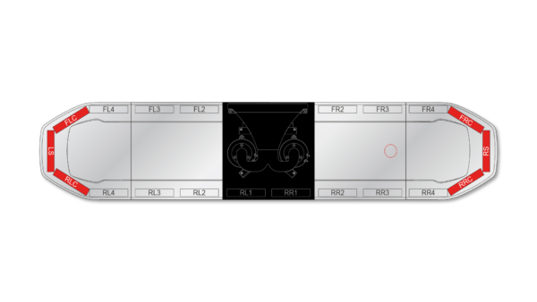 Raiden FIT Speaker Lightbar 1523mm (60") - RC