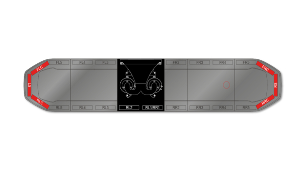 Raiden FIT Speaker Lightbar 1676mm (66") - RK