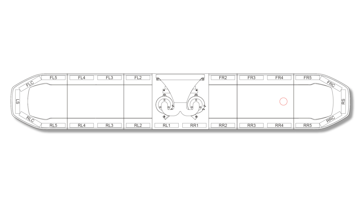 Raiden HE Dual Colour Speaker Lightbar 1829mm (72") - AWC