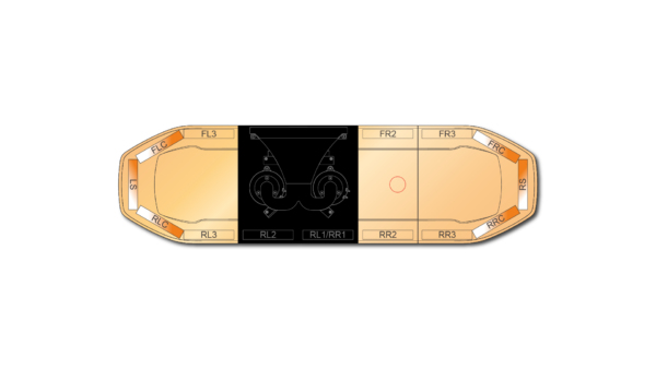 Raiden HE Dual Colour Speaker Lightbar 1066mm (42") - AWA