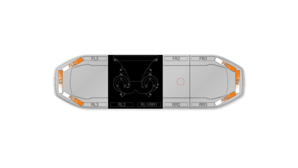 Raiden HE Dual Colour Speaker Lightbar 1066mm (42") - AWC