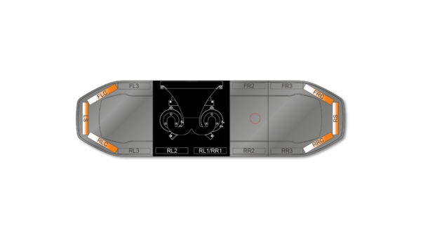 Raiden HE Dual Colour Speaker Lightbar 1066mm (42") - AWK