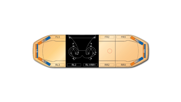Raiden HE Dual Colour Speaker Lightbar 1066mm (42") - BAA