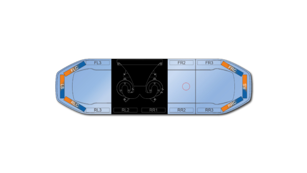 Raiden HE Dual Colour Speaker Lightbar 1066mm (42") - BAB