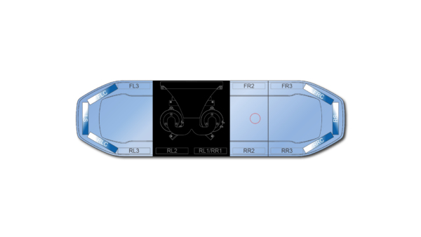 Raiden HE Dual Colour Speaker Lightbar 1066mm (42") - BWB