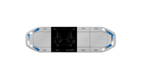 Raiden HE Dual Colour Speaker Lightbar 1066mm (42") - BWC