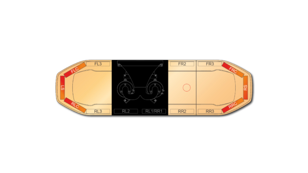 Raiden HE Dual Colour Speaker Lightbar 1066mm (42") - RAA