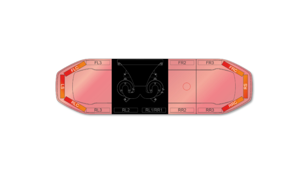 Raiden HE Dual Colour Speaker Lightbar 1066mm (42") - RAR