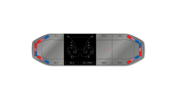 Raiden HE Dual Colour Speaker Lightbar 1066mm (42") - RBK