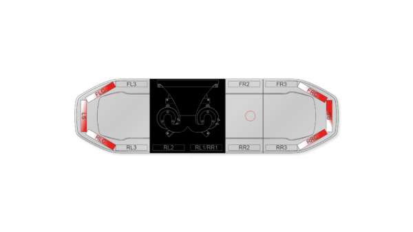 Raiden HE Dual Colour Speaker Lightbar 1066mm (42") - RWC