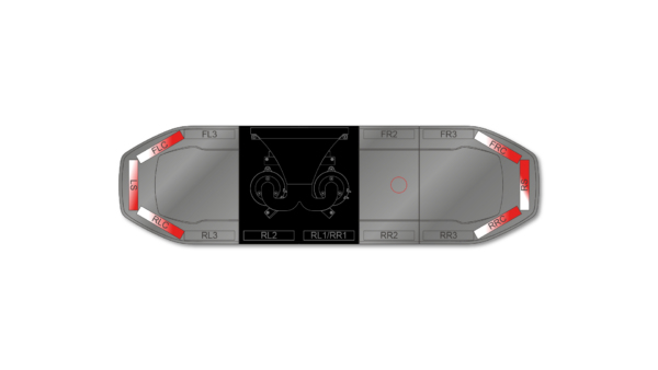 Raiden HE Dual Colour Speaker Lightbar 1066mm (42") - RWK