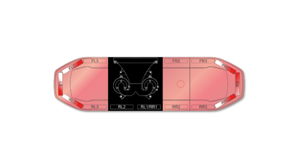 Raiden HE Dual Colour Speaker Lightbar 1066mm (42") - RWR