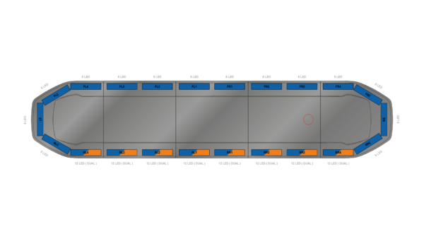 Raiden HE Lightbar 1523mm (60") - BK - 06660093