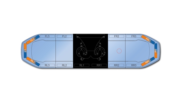 Raiden FIT+ Speaker Lightbar Dual Colour 1219mm (48") - BAB