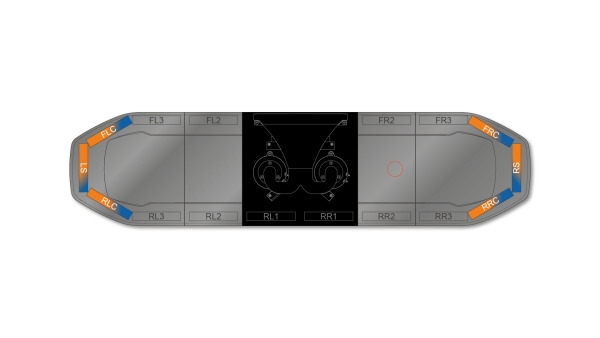 Raiden FIT+ Speaker Lightbar Dual Colour 1219mm (48") - BAK