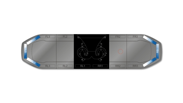 Raiden FIT+ Speaker Lightbar Dual Colour 1219mm (48") - BWK