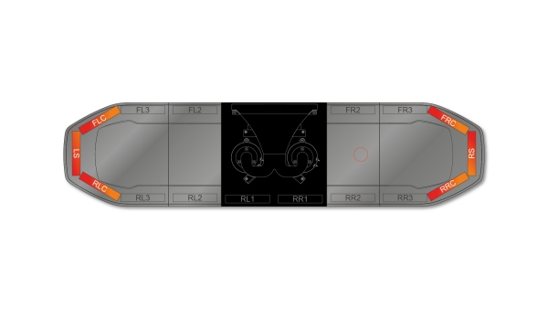 Raiden FIT+ Speaker Lightbar Dual Colour 1219mm (48") - RAK