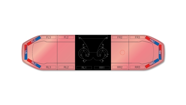Raiden FIT+ Speaker Lightbar Dual Colour 1219mm (48") - RBR