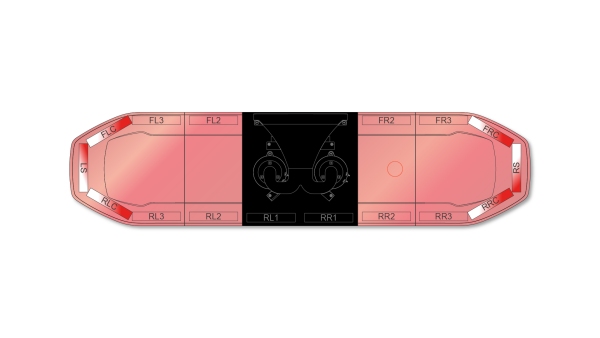 Raiden FIT+ Speaker Lightbar Dual Colour 1219mm (48") - RWR