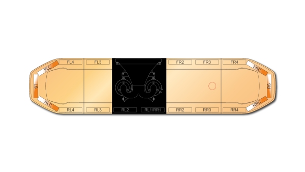 Raiden HE Dual Colour Speaker Lightbar 1371mm (54") - AWA