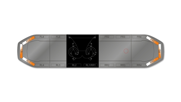 Raiden HE Dual Colour Speaker Lightbar 1371mm (54") - AWK
