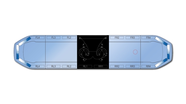 Raiden FIT+ Speaker Lightbar Dual Colour 1523mm (60") - BWB