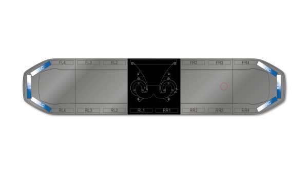 Raiden FIT+ Speaker Lightbar Dual Colour 1523mm (60") - BWK