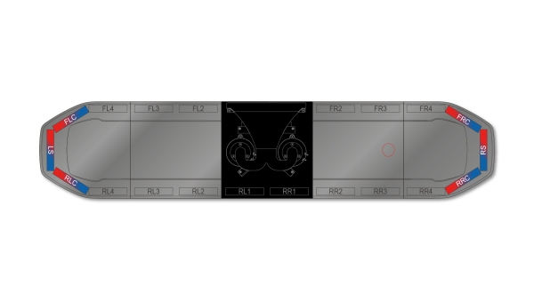Raiden FIT+ Speaker Lightbar Dual Colour 1523mm (60") - RBK