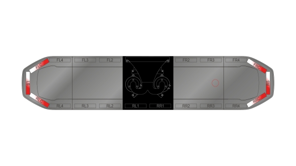 Raiden HE Dual Colour Speaker Lightbar 1523mm (60") - RWK