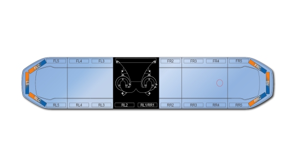 Raiden FIT+ Speaker Lightbar Dual Colour 1676mm (66") - BAB