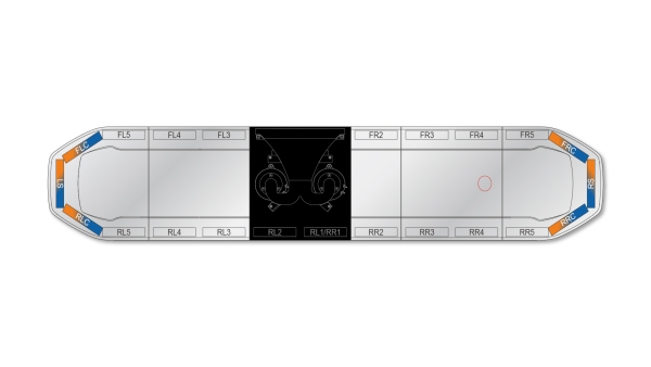 Raiden FIT+ Speaker Lightbar Dual Colour 1676mm (66") - BAC