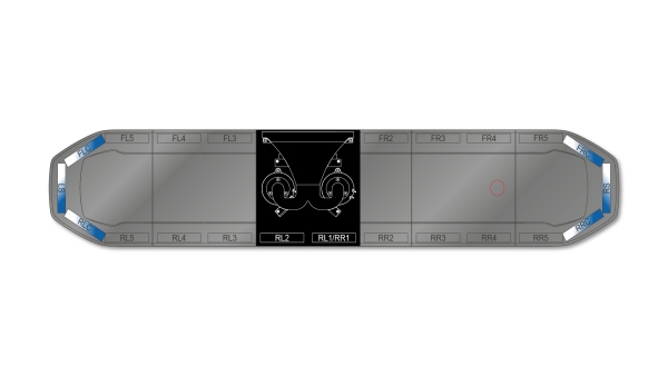 Raiden FIT+ Speaker Lightbar Dual Colour 1676mm (66") - BWK