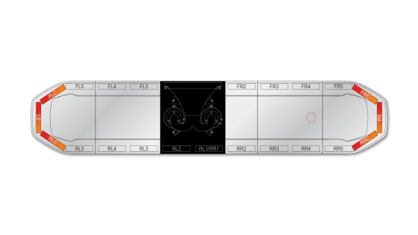 Raiden FIT+ Speaker Lightbar Dual Colour 1676mm (66") - RAC
