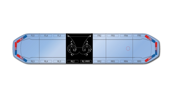 Raiden FIT+ Speaker Lightbar Dual Colour 1676mm (66") - RBB
