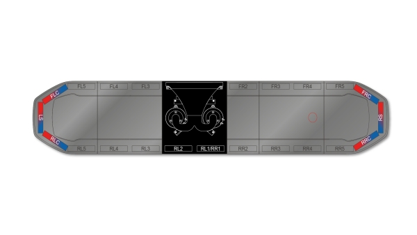 Raiden FIT+ Speaker Lightbar Dual Colour 1676mm (66") - RBK