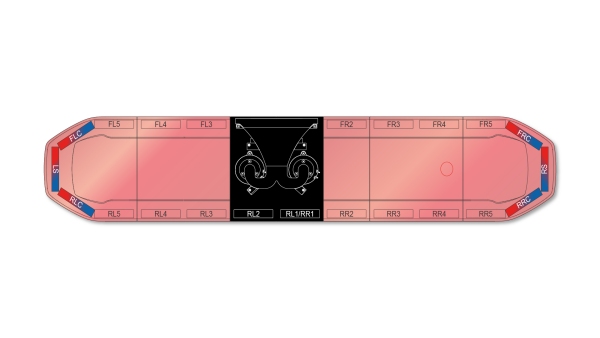 Raiden FIT+ Speaker Lightbar Dual Colour 1676mm (66") - RBR