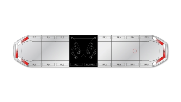 Raiden FIT+ Speaker Lightbar Dual Colour 1676mm (66") - RWC