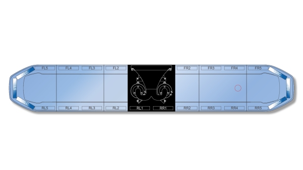 Raiden FIT+ Speaker Lightbar Dual Colour 1829mm (72") - BWB