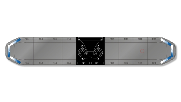 Raiden FIT+ Speaker Lightbar Dual Colour 1829mm (72") - BWK