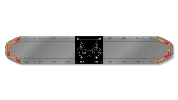 Raiden FIT+ Speaker Lightbar Dual Colour 1829mm (72") - RAK