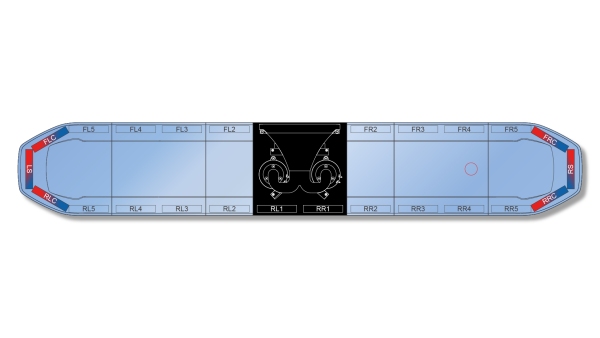 Raiden FIT+ Speaker Lightbar Dual Colour 1829mm (72") - RBB